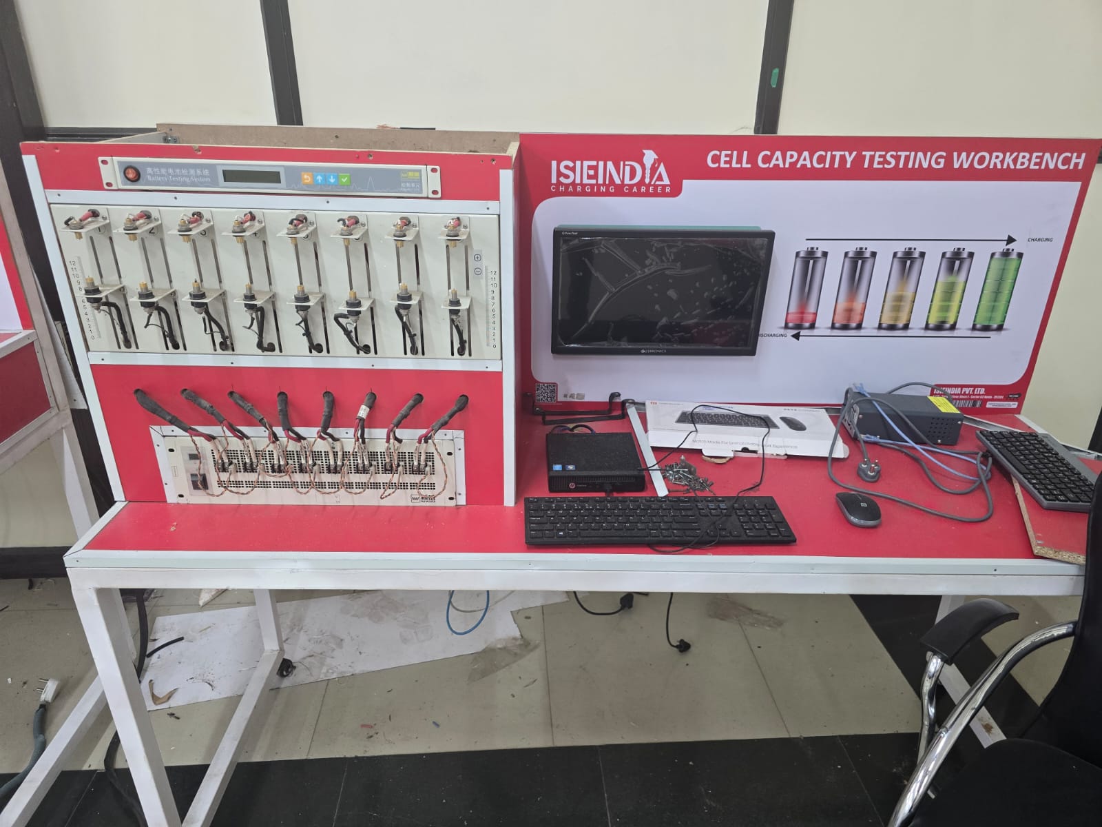 Cell Capacity Testing Workbench